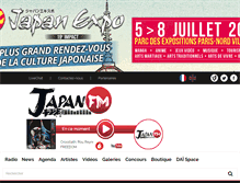 Tablet Screenshot of japanfm.fr